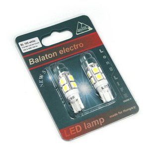 Лампочка LED T10 12V 144lm (white) Balaton 1