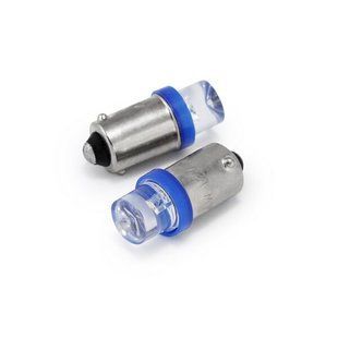 Лампочка LED BA9S-1smd 12V 5lm вогнутая (blue) Balaton 1