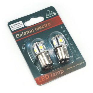 Лампочка LED габаритная в фонарь BAY15D-5050-8SMD Balaton 1