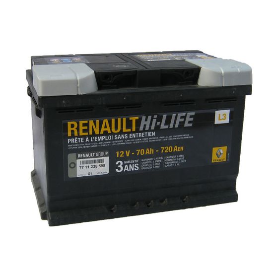 Аккумуляторная батарея (70 А*ч) RENAULT Original 1
