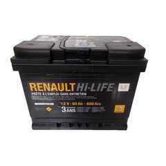 Акумуляторна батарея RENAULT Original (60 А*ч)  1