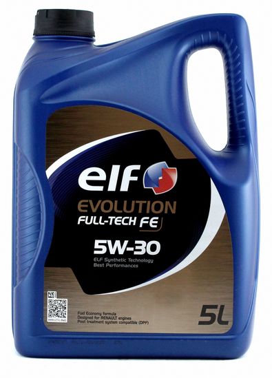 Моторна олива Fluence Elf Full-Tech 5W-30 з сажевим фільтром (5 л) 1