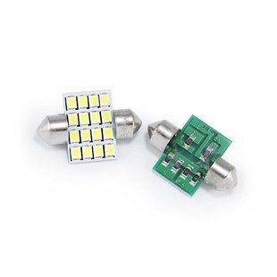 Лампочка LED C5W S85-3528-16smd 28mm 12V 64lm Balaton 1