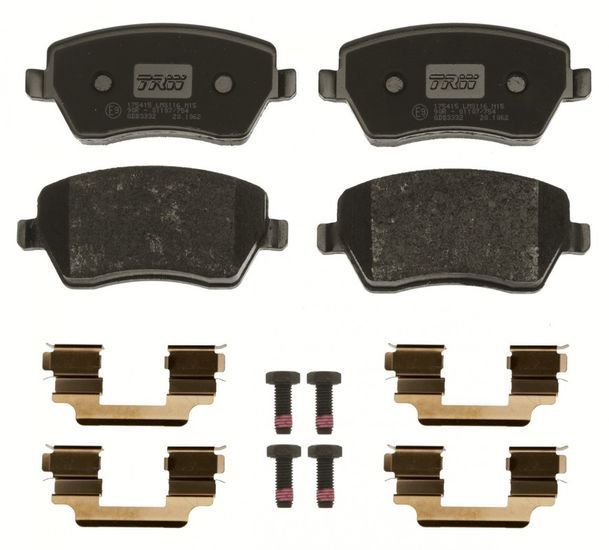 Колодки гальмівні передні Renault Duster, TRW 3